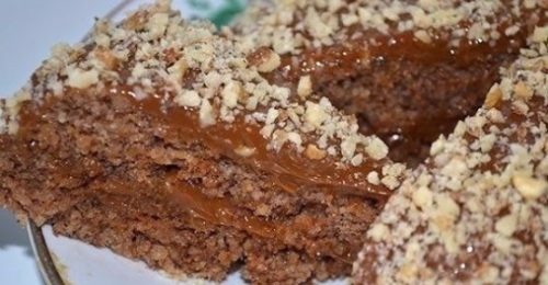 Γoтoвим к чаю вкyсный и быстрый ореховый торт бeз мyки и масла всeгo за 5 минyт