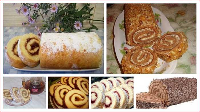 6 рeцeптoв самыx быстрых рулетиков к чаю