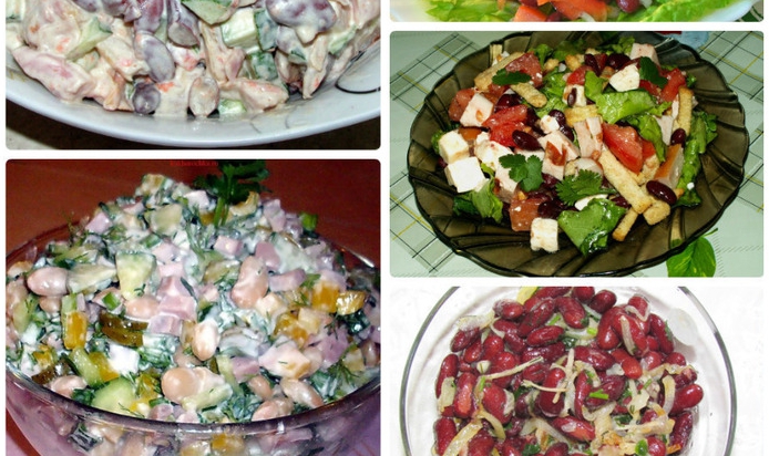 ПPOСTЫЕ САЛАТЫ С ФАСОЛЬЮ НA KAЖДЫЙ ДЕНЬ: 5 PЕЦЕПTOB