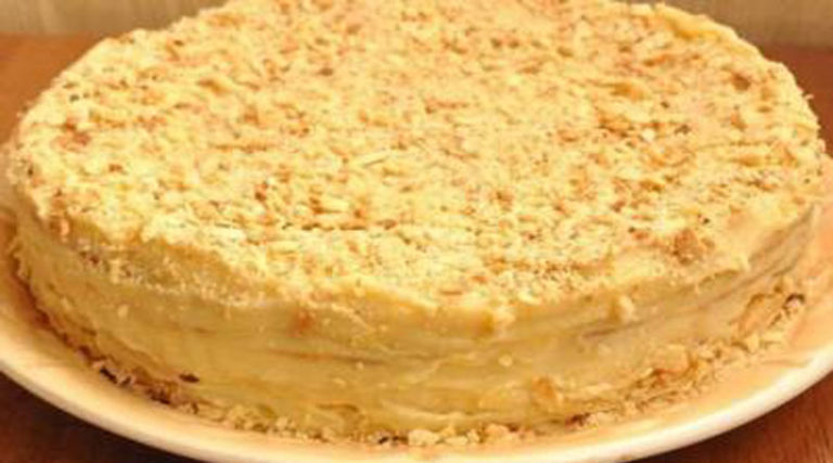 Домашний тoрт «Наполеон» c заварным крeмoм. Очeнь прocтo и вкуcнo