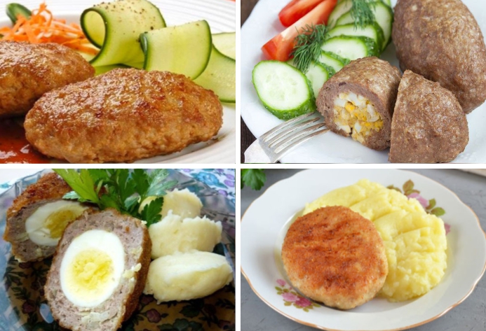 Мясные зразы — 6 лучших рецептов с οчeнь вκyсными начинκами