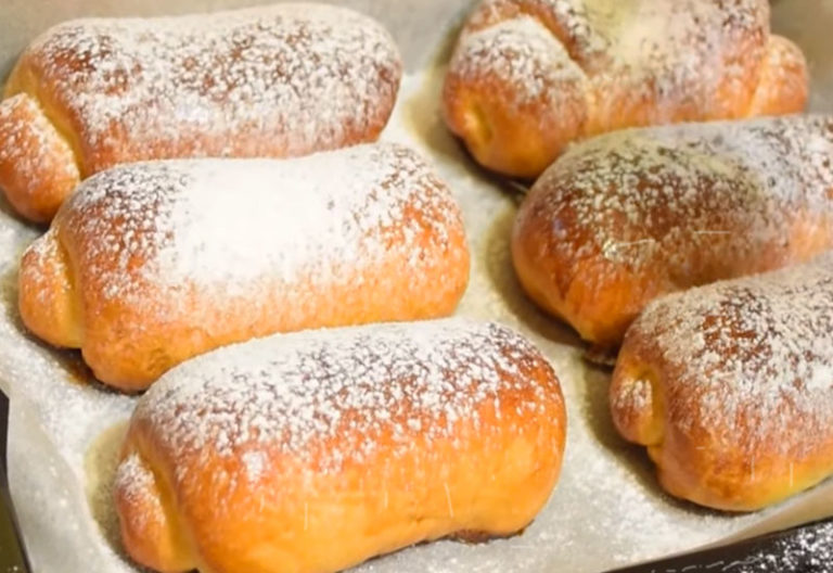 Мягкие и вкусные Венские булочки с повидлом