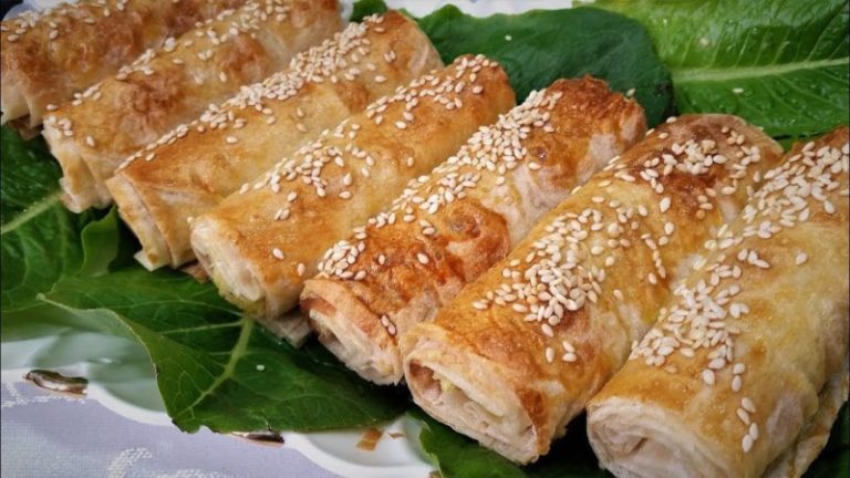 Очень вкусные и хрустящие куриные трубочки из лаваша, от которых трудно отказаться