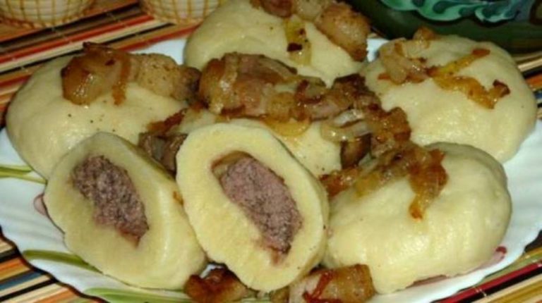Украинские галушки с мясом. Какие они вкусные