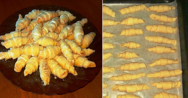 Рецепт песочных рогаликов