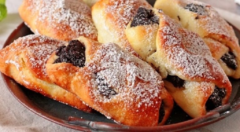 Вкусные пирожки с маком: без дрожжей, на творожном тесте