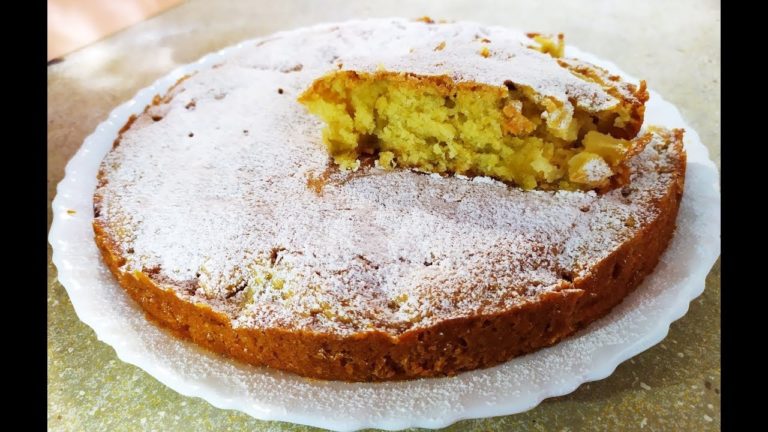 Домашний Пирог с Яблоками — Яблочный Кекс