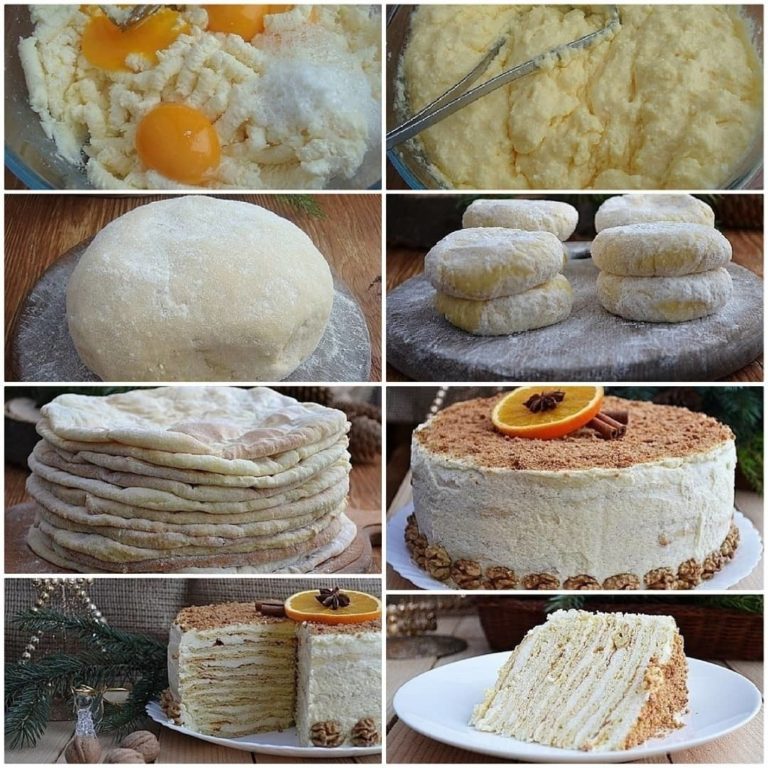 Творожный торт. Нежный и очень вкусный домашний торт