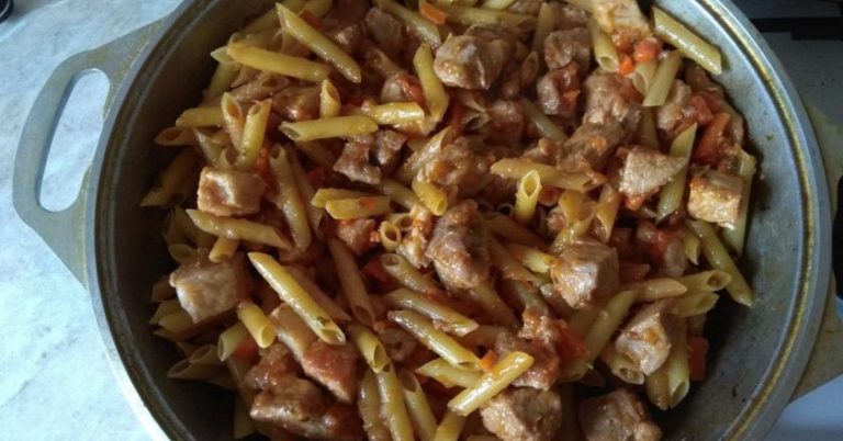 ИНТЕРЕСНЫЙ ТАТАРСКИЙ СПОСОБ ПРИГОТОВИТЬ МАКАРОНЫ С МЯСОМ