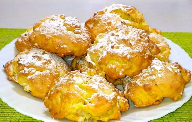 Итальянское печенье с яблоками и орехами