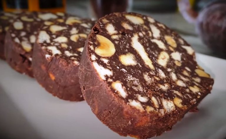 Рецепт из детства за 10 минут без выпечки. Очень вкусная шоколадная колбаса