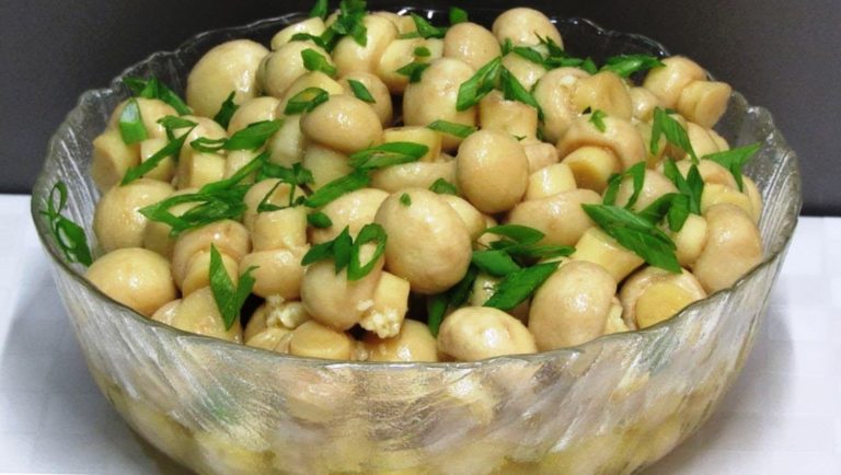 Рецепт вкусных маринованных шампиньонов