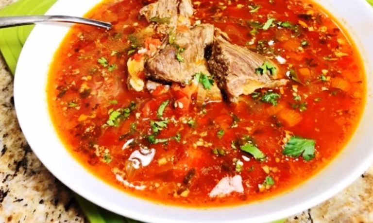 Вкусный грузинский суп «Харчо»