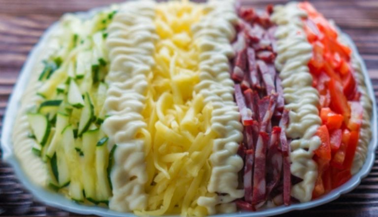 Салат «Елисейские поля». Очень вкусный