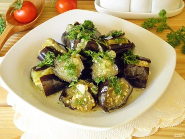 Вкусная Закуска за 15 минут: Маринованные баклажаны – готовь хоть весь сезон