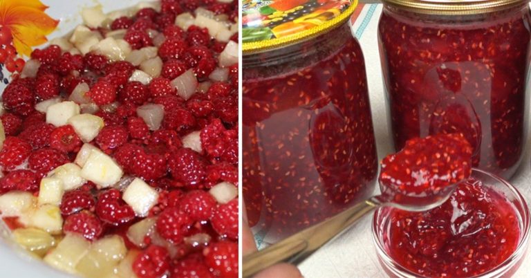 Рецепт малинового варенья с бананом
