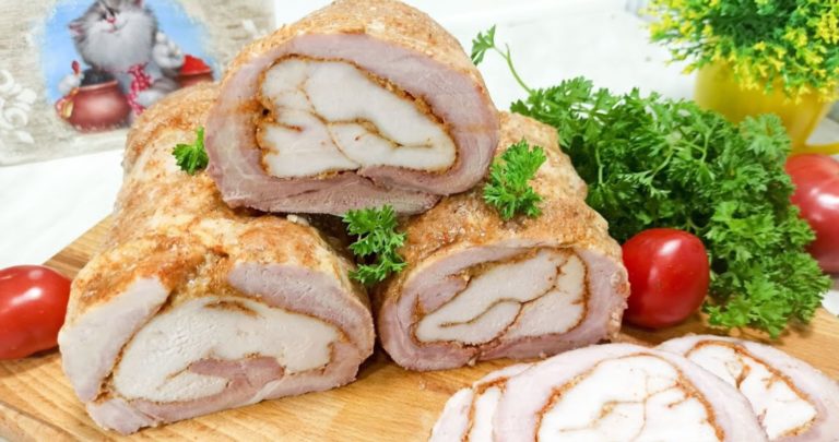 Как превратить мясо в изысканное блюдо. Готовлю рулет из двух видов мяса, про больше колбасу не вспоминаю