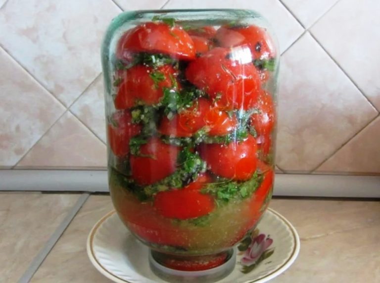 Маринованные половинки томатов в масле на зиму. О такой вкуснятине можно только мечтать