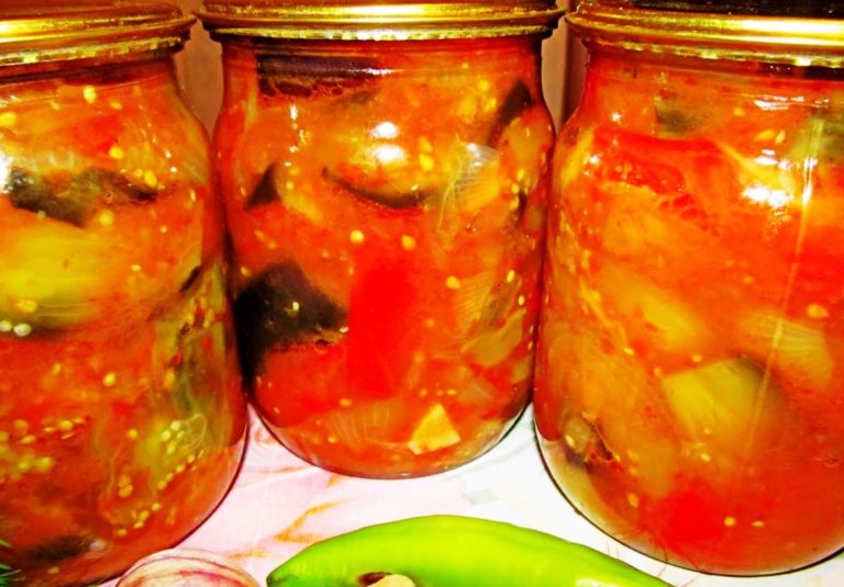 Всем по вкусу — Лечо из баклажанов. Салат из баклажанов на зиму
