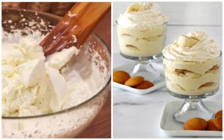 Легкий творожный крем всего за 5 минут. Вкуснятина с бананами для вашей фигуры