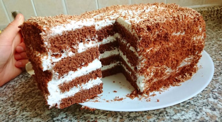 Невероятно вкусный торт шоколадный медовик без раскатки коржей