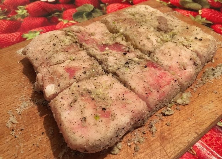 Соленое сало за 5 минут самый вкусный рецепт от бабушки