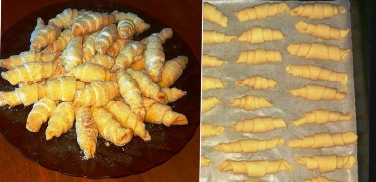 Нужно всего 3 продукта. Рецепт песочных рогаликов: рассыпчатые и хрустящие