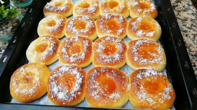 Пончики в духовке с вареньем. Мой любимый рецепт