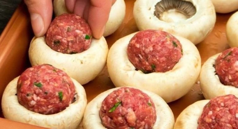 Рецепт аппетитных фаршированных грибов. Готовлю для любого праздничного стола