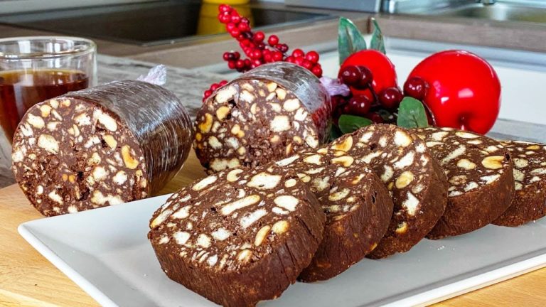Рецепт из детства за 10 минут без выпечки. Очень вкусная шоколадная колбаса