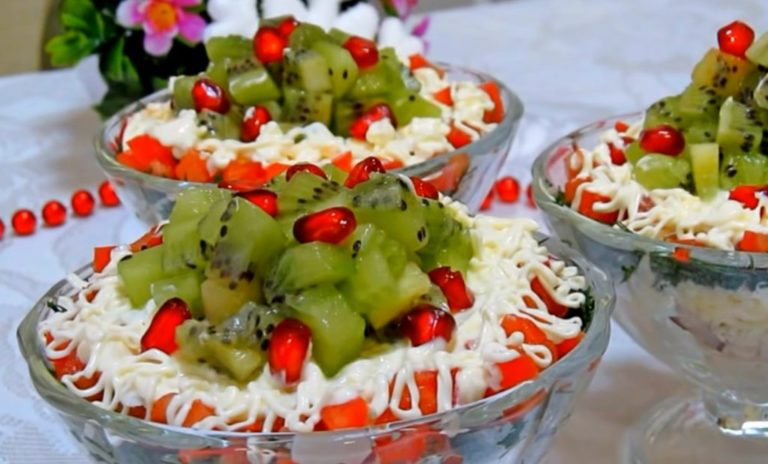 Самый праздничный салат. Вкуснейшее украшение стола