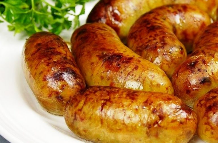 Картофельные колбаски с мясом