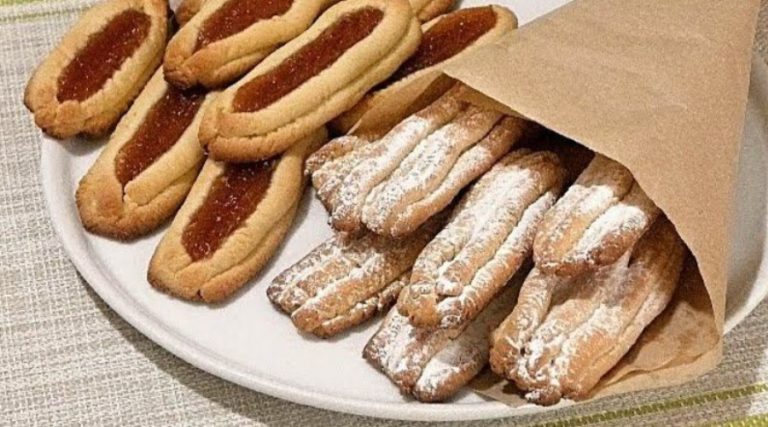 Печенье через мясорубку «Спаржа»