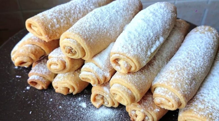 Песочные трубочки с начинкой. Всегда удачное печенье