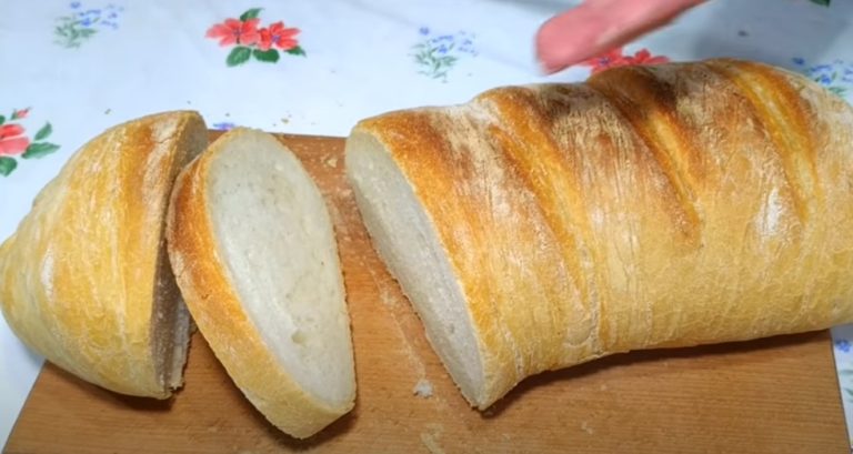 Хрустящий хлеб в рукаве