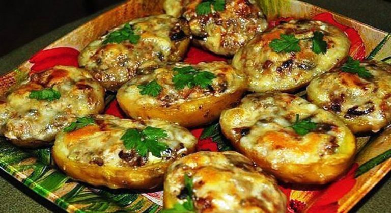 Лодочки из картошки в мундире