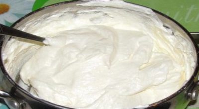 Творожный крем для торта с желатином