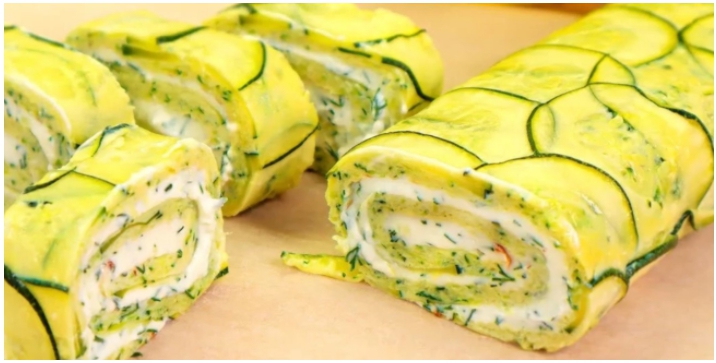 Кабачок больше не жарю. Закусочный кабачковый рулет
