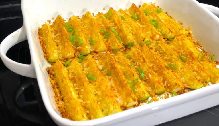 Вкусные кабачки с хрустящей корочкой. Настоящее летнее блюдо: лёгкое и вкусное