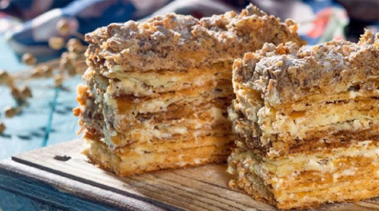 Хрустящий «Наполеон». Шикарный рецепт: быстро и вкусно