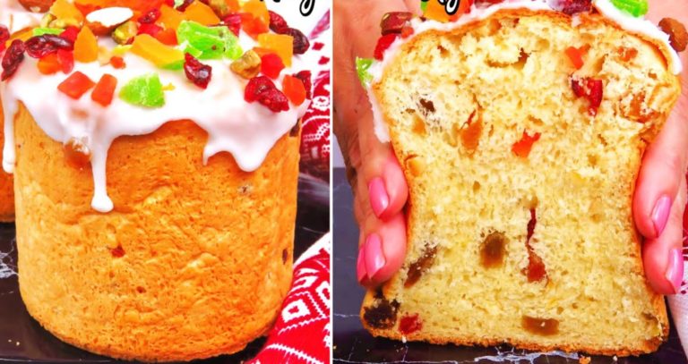 Ленивый кулич на вкуснейшем дрожжевом тесте без замеса. Быстрый Кулич из доступных продуктов