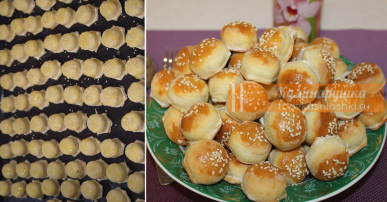 Закусочные пирожки-малютки — каждый раз с новым вкусом