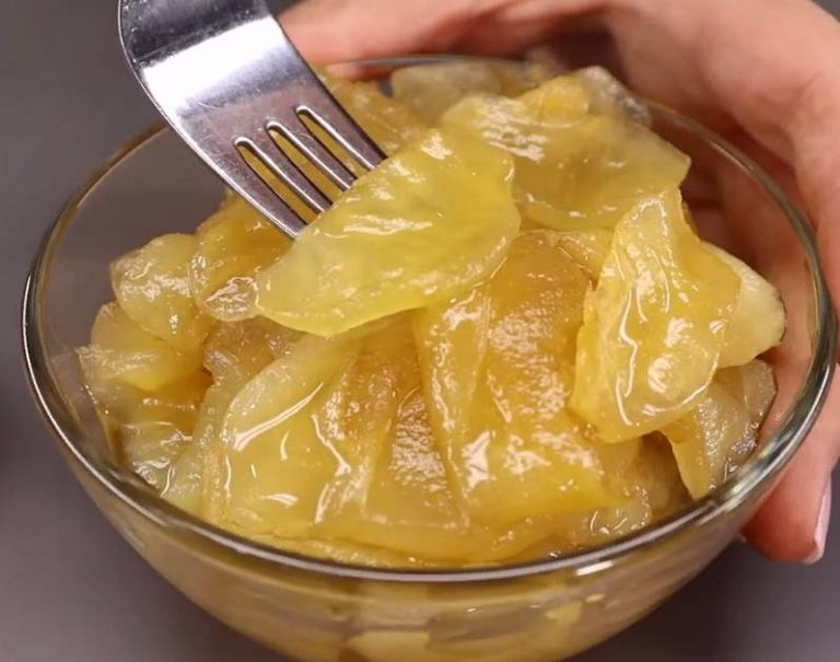 Яблочные дольки в сиропе: по вкусу, как мармелад