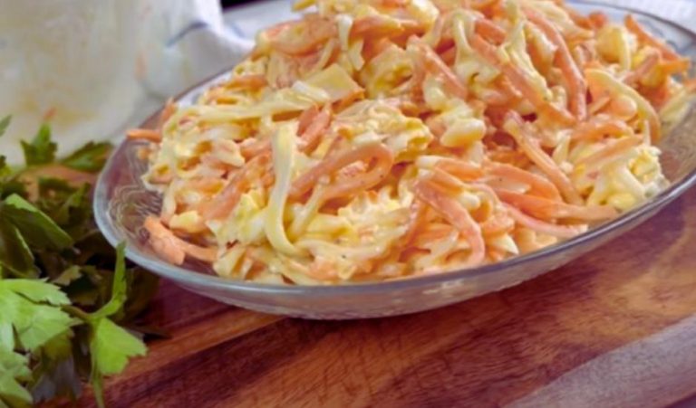 Очень быстрый в приготовлении «Ходовой» салат. Вкуснятина