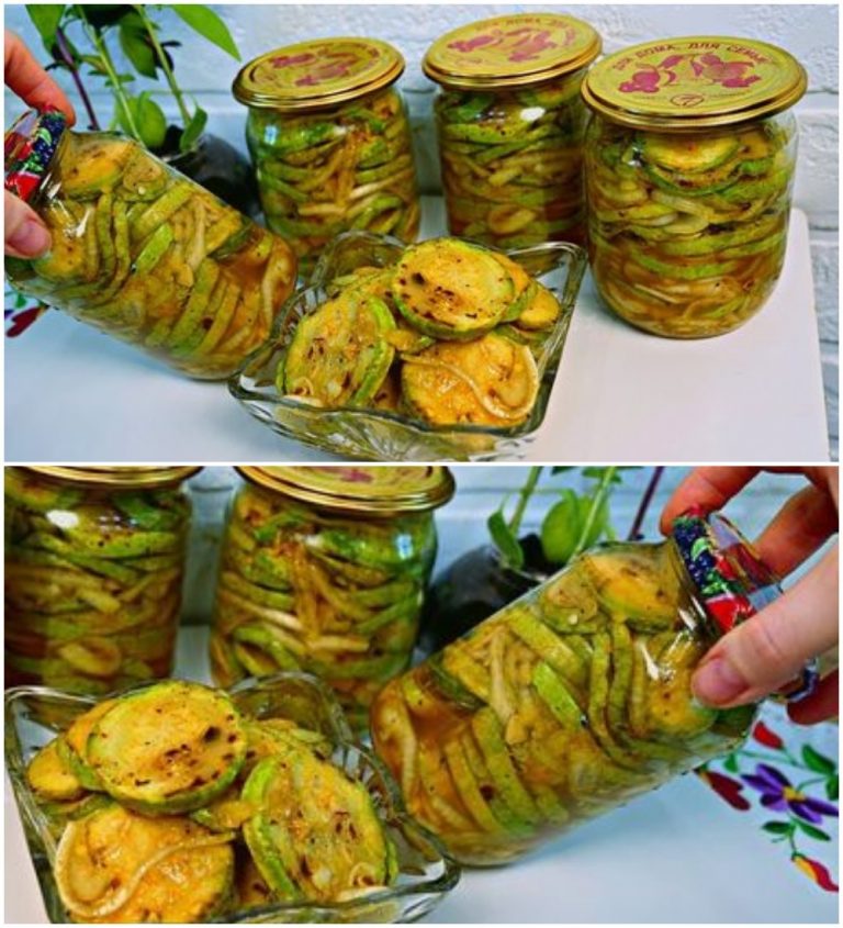 Вкуснейшие кабачки с чесночком по-украински: Закатываю по 30 банок в год!