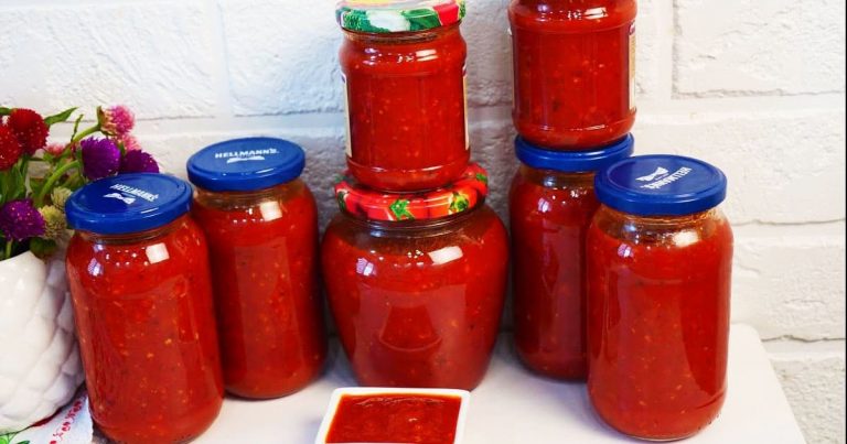Зимой себя хвалила себя за то, что закрыла много! Самый вкусный соус на зиму