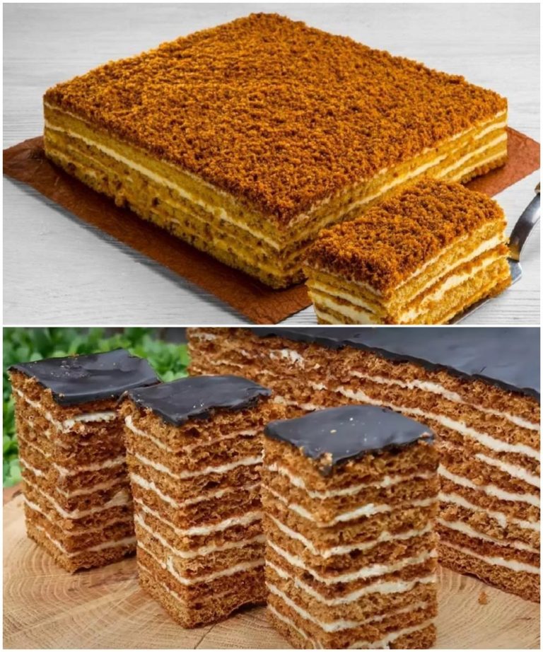 Торт Медовик «МЕДОВЫЙ ПУХ» Просто ТАЕТ во Рту. САМЫЙ Вкусный МЕДОВЫЙ Торт