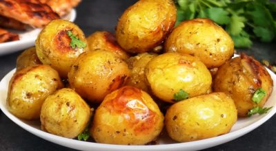 Всё лето готовлю к шашлыкам. Золотистый картофель: гости говорят, что это чудо-рецепт