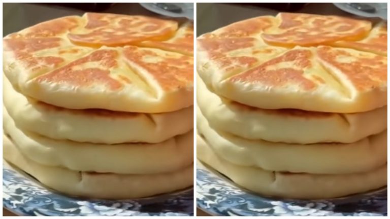 Самые вкусные лепёшки с начинкой. Рецепт для 4-х лепешек диаметром 18 см