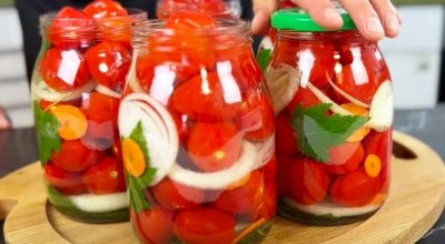 Сладкие маринованные помидоры — вкус детства